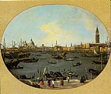 Canaletto Venice Viewed from the San Giorgio Maggiore painting